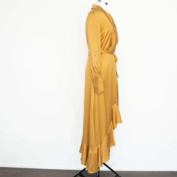 Zimmermann. Silk Wrap Midi Dress. - Picture 10 of 15